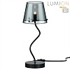 картинка LUMION 6570/1T MODERNI LN26 212 черный/дымчатый/металл/стекло Настольная лампа G9 1*20W 220V SMOKY