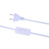 картинка LUMION 8218/1T CLASSI (В 2-Х КОРОБКАХ) LN26 471 белый, керамика/текстиль Настольная лампа Е27 1*60W 