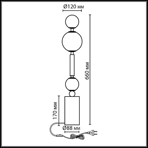 картинка ODEON LIGHT 5457/4TL MODERN ODL_EX26 051 светлая сатин.латунь/белый/бежевый/коричневый/металл/стекло