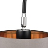 картинка LUMION 8037/1F MODERNI LN26 461 черный/серый/золотой, металл/текстиль Торшер Е27 60W 220V ELSA