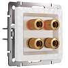 картинка WERKEL Акустическая розетка (Hammer белый) W1285001