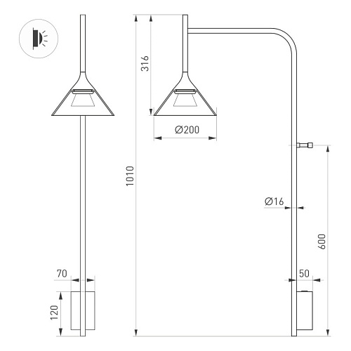 картинка Arlight Бра  059591