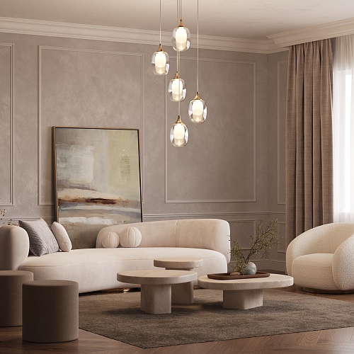 картинка Maytoni Подвесной светильник Аура / Aura E14х5