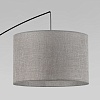 картинка TK Lighting Напольный светильник с тканевым абажуром 5487 Moby Gray