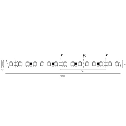 картинка Lightstar Лента белого свечения LED 24V   420854