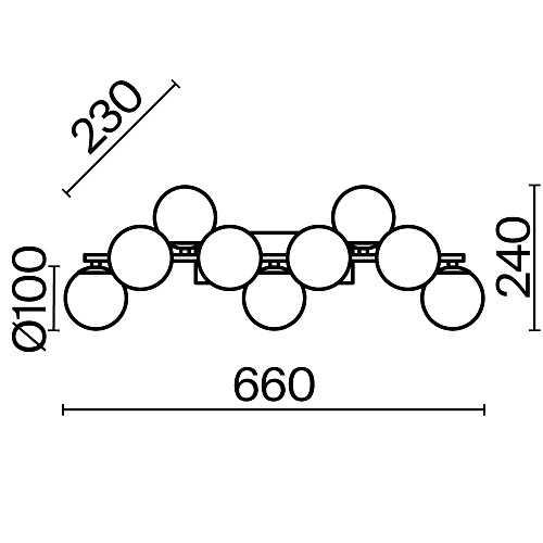 картинка Maytoni Настенный светильник (бра) Даллас / Dallas G9х9