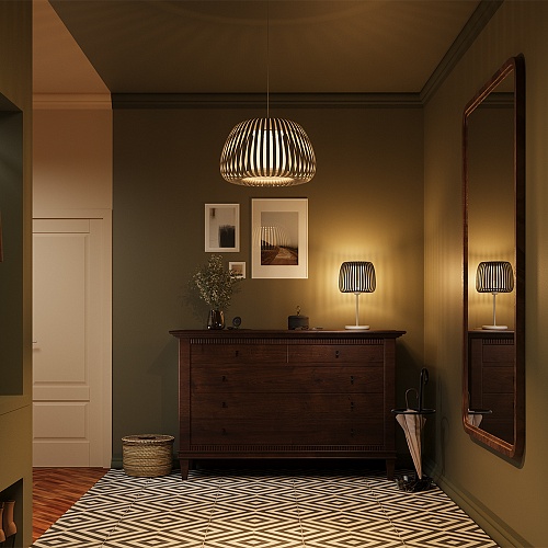 картинка Maytoni Настольный светильник Киригами / Kirigami E27х1