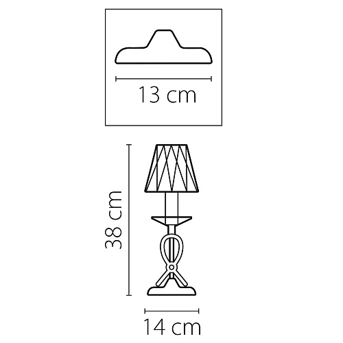 картинка Lightstar Настольная лампа Riccio  705914