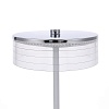 картинка LUMION 8252/1TL LEDIO LN26 531 серебро/белый/прозрачный, металл/акрил Настольная лампа LED 7W 4000К 