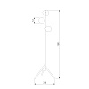 картинка TK Lighting Напольный светильник 16045 Estera Wood 16045