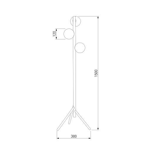картинка TK Lighting Напольный светильник 16045 Estera Wood 16045