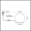картинка ODEON LIGHT 6685/8TL L-VISION ODL25 195 Настольный светильник бронзовый/металл/алебастр IP20 LED 8W 
