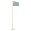 картинка LUMION 8074/1F NEOCLASSI LN26 464 золото/зеленый, металл/камень/текстиль Торшер E27 1*60W 220V AVIOL
