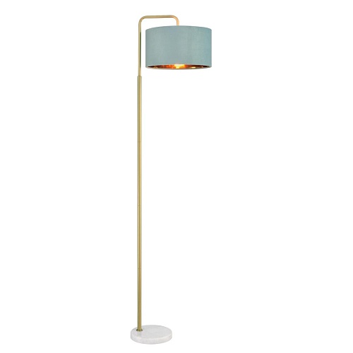 картинка LUMION 8074/1F NEOCLASSI LN26 464 золото/зеленый, металл/камень/текстиль Торшер E27 1*60W 220V AVIOL