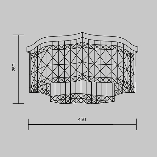 картинка Maytoni Потолочный светильник Дюна / Dune E14х6