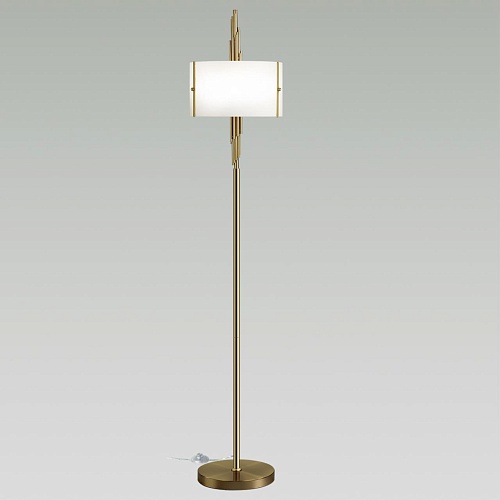 картинка ODEON LIGHT 5415/3F MODERN ODL_EX23 151 бронзовый/белый матовый/металл/стекло Торшер E27 3*40W MARGA