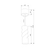 картинка Eurosvet Подвесной LED светильник 50136/1 LED черный