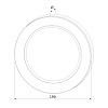 картинка Elektrostandard Пылевлагозащищенный светодиодный светильник 18W 4200K IP65 LTB52