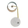 картинка LUMION 8074/1F NEOCLASSI LN26 464 золото/зеленый, металл/камень/текстиль Торшер E27 1*60W 220V AVIOL