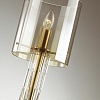 картинка ODEON LIGHT 4886/1T HALL ODL_EX23 153 бронзовый/янтарн./металл/стекло Настольная лампа E14 1*40W NIC