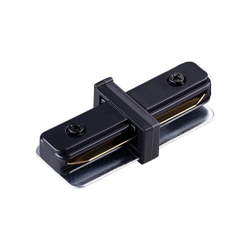 картинка NOVOTECH 135140 PORT NT22 233 черный Внутренний соединитель с токопроводом для однофазного двухжильн