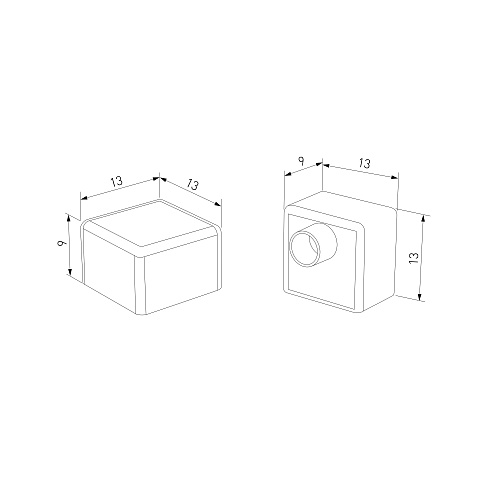 картинка Elektrostandard Заглушки для силиконового профиля для светодиодной ленты (2 шт.) ZLL-2-ALP027