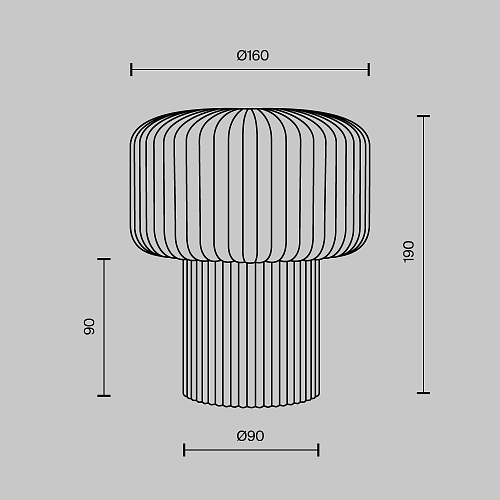 картинка Maytoni Настольный светильник Омаджио / Omaggio G9х1