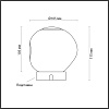 картинка ODEON LIGHT 5085/2TL L-VISION ODL25 563 золото/прозрачный/металл/акрил Настольная лампа 4000K 120Лм 