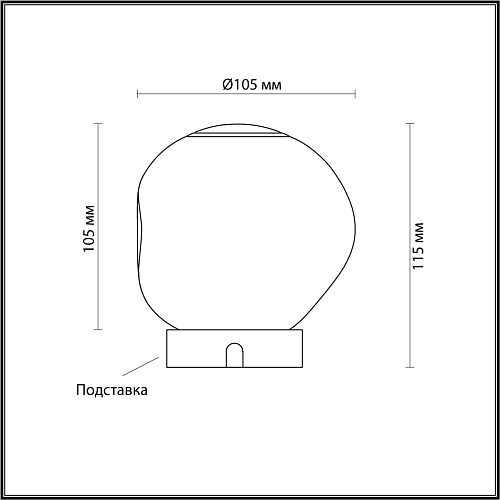 картинка ODEON LIGHT 5085/2TL L-VISION ODL25 563 золото/прозрачный/металл/акрил Настольная лампа 4000K 120Лм 