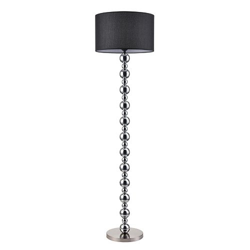 картинка LUMION 8079/1F NEOCLASSI LN26 467 хром/черный металл/текстиль Торшер E27 1*60W 220V NAVILA