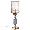картинка ODEON LIGHT 5414/1T MODERN ODL_EX26 023 античная бронза/коричневый/синий/металл/керамика Настольная 