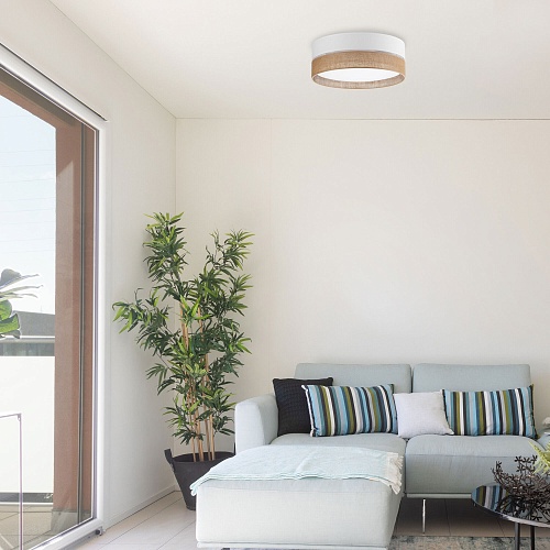 картинка TK Lighting Потолочный светильник 6577 Linobianco