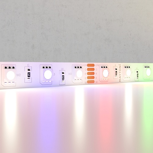 картинка Maytoni Светодиодная лента 24В 5050 14,4Вт/м Цветная (RGB) + 4000K 5м IP20