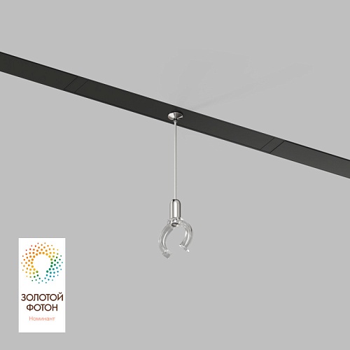 картинка Denkirs Фиксатор трекового светильника SMART RAY  DK8064-BK