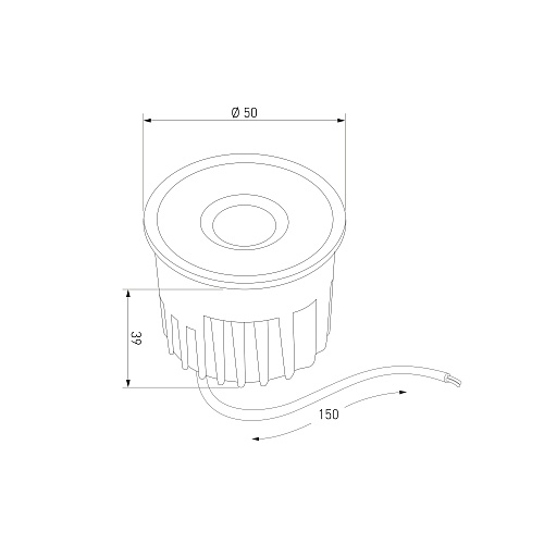 картинка Elektrostandard Светодиодный модуль 9W 3000K 60° BMGU1006