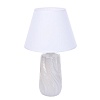 картинка LUMION 8211/1T CLASSI LN26 475 белый жемчужный/белый, керамика/текстиль Настольная лампа Е27 1*60W 2