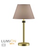 картинка LUMION 4429/1T NEOCLASSI LN26 072 античная латунь, бежевый Настольная лампа E14 1*40W 220V MONTANA