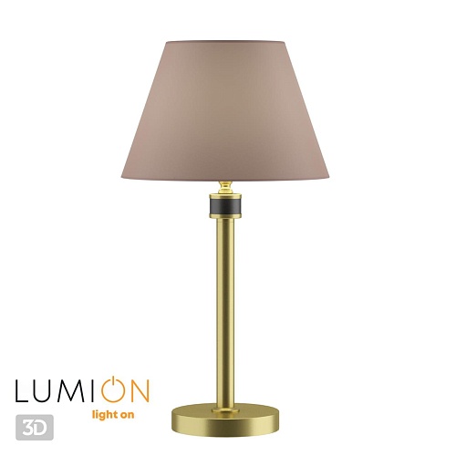 картинка LUMION 4429/1T NEOCLASSI LN26 072 античная латунь, бежевый Настольная лампа E14 1*40W 220V MONTANA
