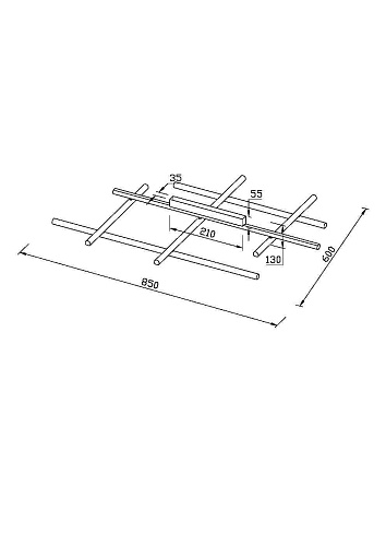 картинка Maytoni Потолочный светильник Радианс / Radiance 3000К 50Вт