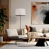 картинка TK Lighting Напольный светильник с тканевым плафоном 16168 Vellum Sabia