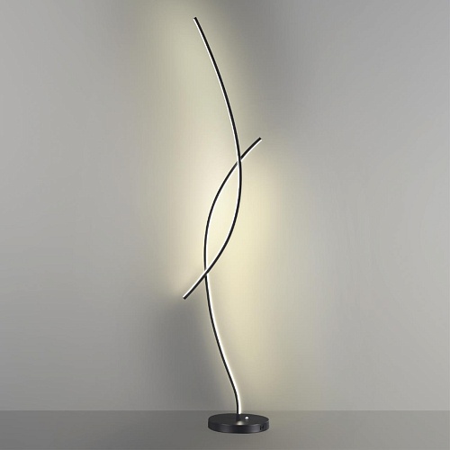 картинка LUMION 5693/24FL LEDIO LN26 470 чёрный Торшер с ПДУ LED 24W 3000-6000K 220V NYX