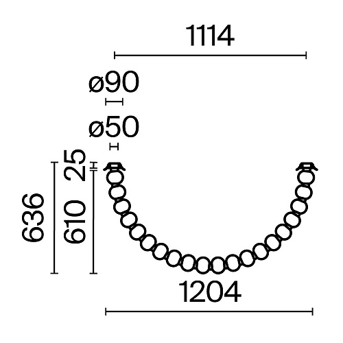 картинка Maytoni Потолочный светильник Амулет / Amulet 3000К 36Вт