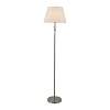 картинка LUMION 8274/1F CLASSI LN26 045 никель/белый/серый, металл/керамика/ткань Торшер Е27 1*60W 220V VERMO