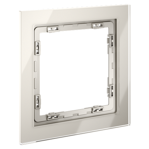 картинка Рамка стеклянная VOLTUM S70 на 1 пост, (кашемир, стекло)