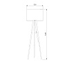 картинка TK Lighting Торшер с абажуром 5284 Tokyo