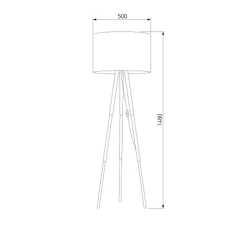 картинка TK Lighting Торшер с абажуром 5284 Tokyo
