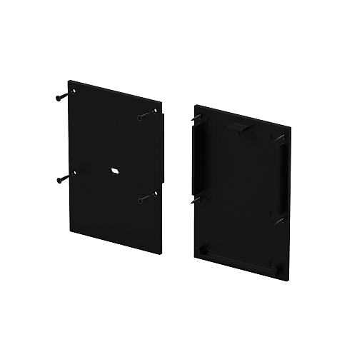 картинка Maytoni Комплект заглушек (для профиля ALM-5070-В-2М) 2 шт., ALM-5070-B-EC