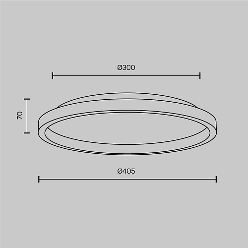 картинка Maytoni Потолочный светильник Источник / Orign 3000К 27Вт