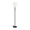 картинка ODEON LIGHT 4896/1F MODERN ODL_EX23 109 черный матов./серый/молочный металл/керамика/ткань Торшер E2