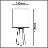 картинка LUMION 8124/1T COMFI LN26 478 черный, керамика/текстиль Настольная лампа E27 1*60W 220V HINAMI